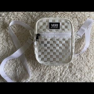 NWOT Vans Clear Check Crossbody Bag